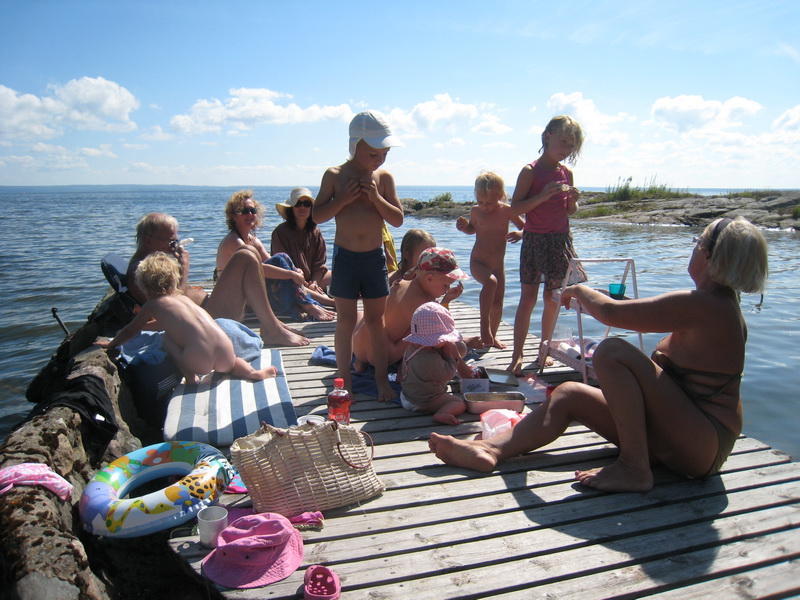på bryggan